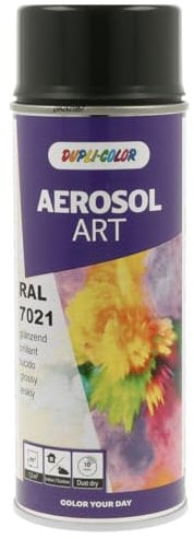 DUPLI-COLOR 741296 AEROSOL ART RAL 7021 schwarzgrau glänzend 400 ml