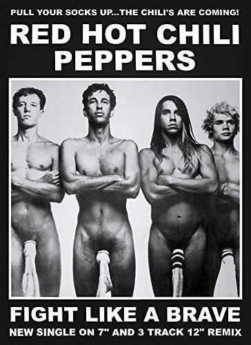 Close Up Red Hot Chili Peppers Poster (59,5cm x 84cm) + Original tesa Powerstrips® (1 Pack/20 STK.)