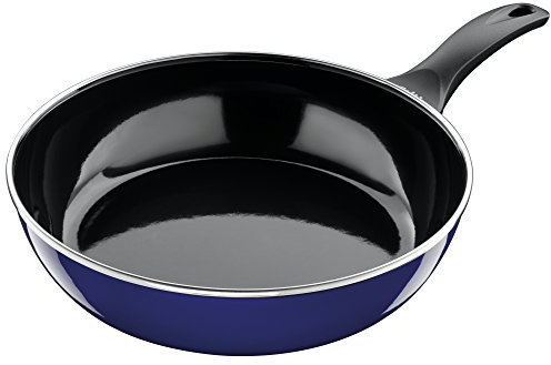 Silit Emma Bratpfanne 28 cm, Silitstahl Funktionskeramik, Induktion, Kunststoffgriff, nickelfrei, blau