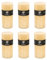 Nicola Spring Duftkerzen mit Vanille-Aroma. 140 Stunden Brenndauer x6