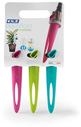 GF 80256344 Arroseur Individuel pour Plante d'intérieur Aquaflora Holiday 3 Couleurs