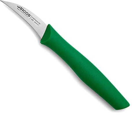 Arcos Coltello per Sbucciare le Patate in Acciaio Inossidabile per Cucina Professionale, Manico Ergonomico in Polipropilene, Lama da 60 mm, Blu – Serie Nova