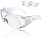 Dräger Schutzbrille X-pect 8110 | Überbrille auch für Brillenträger | Für Baustelle, Labor, Werkstatt und Fahrrad-Fahren | Leicht, klar und mit indirekter Belüftung | 3 St.