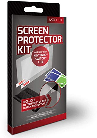 Venom Switch Lite 9H Tempered Glass Screen Protector Double Pack (Nintendo Switch Lite)