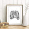 Din A4 Kunstdruck ungerahmt Anatomie Herz Lunge Bronchien Atmungsorgane Pulmologie Medizin Arzt Druck Poster Bild