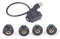 ERISIN USB TPMS Modul Reifendruck 4 Sensor für Android 10/11 / 12/13 Autoradio