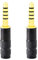 PNGKNYOCN KANGPING - Conector de repuesto de cable equilibrado de 5 polos de 4,4 mm, tipo soldadura de 4,4 mm, para auriculares y amplificadores con interfaz de 4,4 mm (paquete de 2)