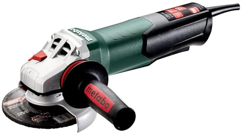 metabo Winkelschleifer WP 13-125 Quick - 1350 W Leistung, 125 mm Scheiben-Ø, 11000 U/min, 3.4 Nm Drehmoment - Marathon Motor, kompakt & kraftvoll für Trennen, Schleifen, Fräsen - Inkl. Zubehör