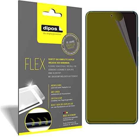 dipos I 3X Protector de Pantalla Compatible con Poco X3 Pro - Cobertura 100% para Pantalla I 3D Full Cover láminas Protectoras