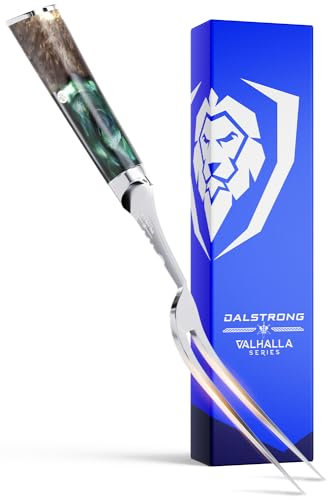 DALSTRONG Meat Fork - 7.7 - Valhalla Series - 9CR18MOV HC Steel - Celestial Resin & Wood Handle