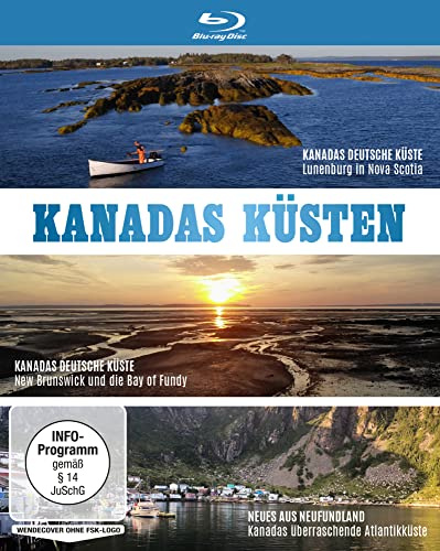 Kanadas Küsten: Neues aus Neufundland - Kanadas überraschende Atlantikküste / Kanadas deutsche Küste – New Brunswick und die Bay of Fundy / Kanadas deutsche Küste – Lunenburg in Nova Scotia [Blu-ray]