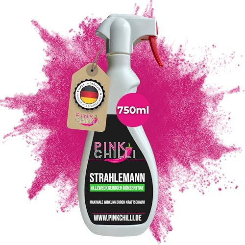 Pink Chilli 750ml Allzweckreiniger Industriequalität - Premium Universalreiniger Mango Duft - hochwirksamer Mehrzweckreiniger - Multifunktionsreiniger umweltfreundlich - Haushaltsreiniger Konzentrat
