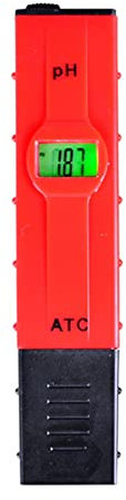 Areyourshop Medidor digital de calidad del agua para piscinas, medidor de pH de agua ± 0,1 pH de alta precisión con comprobador de bolsillo ATC para acuarios hidropónicos