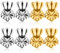 4 Paar Ohrringheber Magische Einstellbare Ohrring lifter Ohrmuschelheber Hypoallergen Earring Lifters Ohrringaufzüge für Earring Backs Ohrläppchen Heber Damen Ohrring-Verschlüsse Lifters