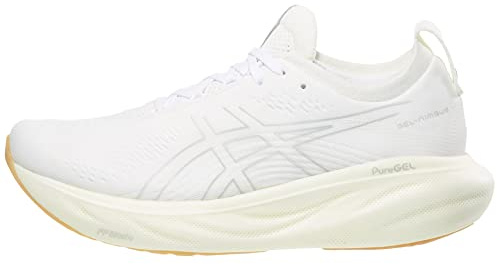 Asics Herren Gel-Nimbus 25 Running, Weiß/Weiß, 13