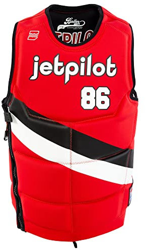 Jet Pilot Herren Baller Reversible Comp Weste – Rot/Medium