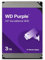 WD Purple 3TB per Videosorveglianza, Hard Disk interno da 3.5”, Tecnologia AllFrame, 180BT/anno, Cache da 256 MB, Garanzia 3 anni
