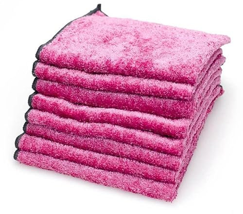 Pastaclean® Flauschi Reinigungstücher - Leistungstarke Putztücher, Löst hartnäckige Verschmutzungen, Reinigt perfek in Fugen, Rillen, Ecken & Kanten, (Beere) 8 Stück