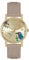 Tikkers RSPB Damen-Armbanduhr mit Vogel-Motiv, bedrucktes Zifferblatt, Erwachsenenuhr, Nerz Eisvogel, Modern