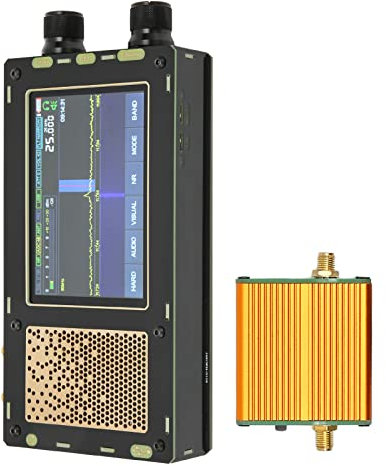 DSP SDR Receiver, 50kHz to 2GHz All Band Radio Receiver with IPS 3.5 Inch Touch Screen, AM SSB NFM WFM CW Shortwave Radio Receiver with 3600mAh Battery (DSP SDR V3 Host with Low Noise Amplifier)