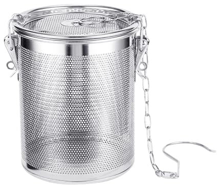 1 filtre à épices en acier inoxydable, filtre à thé, passoire à épices, sac à épices, adapté pour la cuisine et pour infuser du thé, des épices, des feuilles de thé ou des herbes, etc.