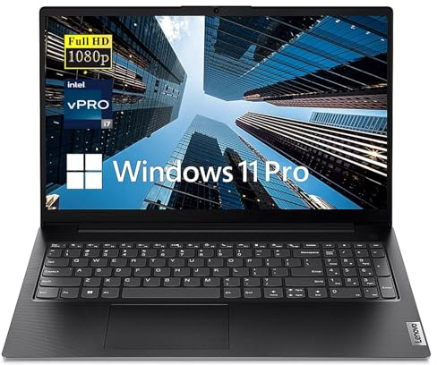 Lenovo Computer portatile aziendale V15 Gen 4, schermo FHD da 15,6 pollici, Intel 10 core i7-1355U di 13a generazione fino a 5,0 GHz, 16 GB di RAM, SSD PCIe da 1 TB, fotocamera HD con otturatore per