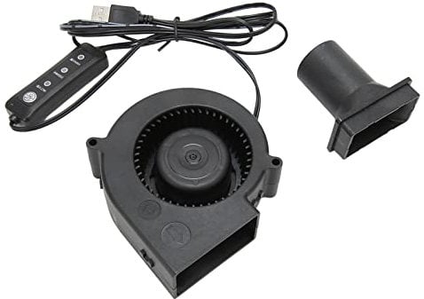 USB Turbo Fan Blower, Laptop Cpu Gpu Cooling Fan, 3 Speed Mode, Dc 5v Brushless Blower Cooling Fan Turbine Turbo Blower Fan for Pc Computer Electronics 3D Printer