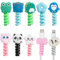 SONGJIE 10 PCS Silicone Charger Cable Protector Mobile Phone Charger End Cord Cute Savers
