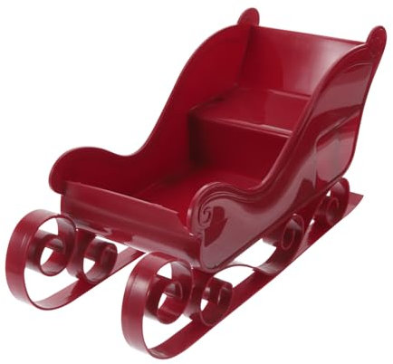 RORPOIR 2 Stücke Weihnachten Decor Schlitten Figurine Miniatur Schlitten Ornament Für Baum Dekorative