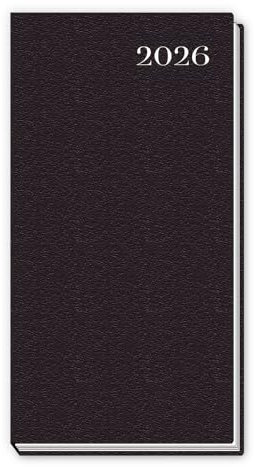 Trötsch Taschenkalender mit Telefonverzeichnis 2026 Schwarz