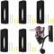 JZLEJC 5pcs Wandmontage -Rollenhalter Inhaber Fischereihalter, 3,74x1.38 Nylonfischereistange, tragbare Fischerei -Reel -Display, Multifunktionsfischerei -Rollenhülle, Fischereizubehör