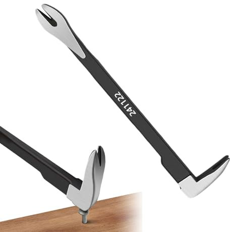 Palanca plana, palanca de martillo - Palanca de bolsillo portátil,Pequeñas herramientas para enmarcar, herramienta multifuncional para extraer clavos para carpinteros, hombres