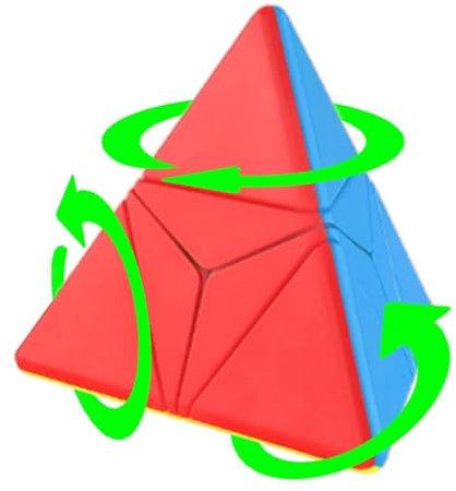 Triangle Cube Toy – Puzzle für Kleinkinder – Lernpuzzle, Würfel für und Erwachsene, Haus und Schule