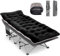 Lit de Camping Pliable Robuste pour Adultes: Lit Pliant avec Matelas, Lit de Camping Portable et Compact, Lit de Camp Pliant pour Maison Sieste au Bureau Jardin Plage