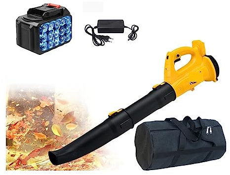 Velocità 320 CFM Aeratore senza fili industriale ， Spazzatrice for foglie di neve Attrezzi for parti da giardino ， Polvere for la cura del prato for batteria da 21 V ,Resistente E Leggero(6.0-1 batter