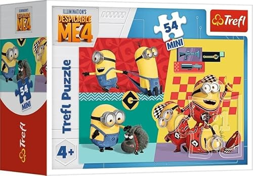Mini Puzzle 54 - Mit Minions, es macht Spaß! 2 - Trefl