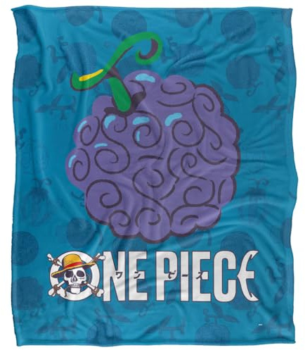 One Piece Gumgum Fruit Superweiche Kuscheldecke mit seidigem Griff 152 X 127 cm