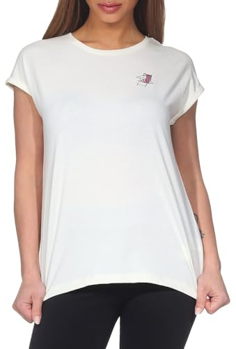 Ragwear Damen T-Shirt Kurzarmshirt Rundhals Oberteil für Freizeit, Alltag und Urlaub Diona EMB 2611-10015
