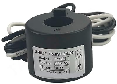 Trasformatore di corrente toroidale trasformatore di corrente KCT18 50A 75A 100A 150A 200A guida DIN (30A)