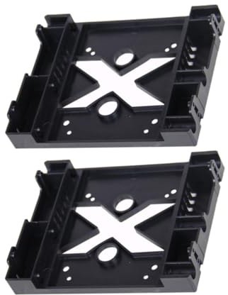 Healvian Sommerfest Interner Festplatten Montagesatz 3,5 zoll 5,25 zoll Frontschachtadapter Montagehalterung für 5,25 zoll Festplatten aus Abs mit Kühlfunktion für PC