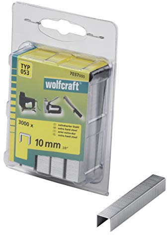 wolfcraft 7037000 3000 Klammern breit, X-harter Stahl Typ 53 10 mm
