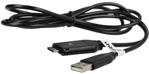 vhbw cavo dati USB compatibile con Samsung Digimax PL10, PL200, PL210, PL100, P1000, P800, PL151, PL170, PL101, PL150 fotocamera, camcorder, 150 cm