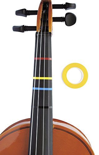 Jumbo YELLOW Violin Fingering Tape 300 Inches for Fretboard Note Positions