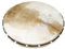 Terré Rahmentrommel rund, Mahagoni, m. Ziegenfell, 50cm