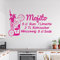 Mojito Wandtattoo Rezept Wandtattoo in 6 Größen - Wandaufkleber Wall Sticker - Dekoration, Küche, Wohnzimmer, Schlafzimmer, Badezimmer