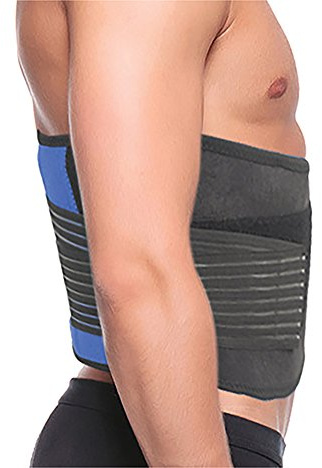 Aidapt Large Adjustable Neoprene Back Brace Lumbar, Lower Back Breathable Support Belt