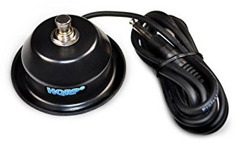 HQRP 1-Button Guitar Amp Footswitch Replacement for Fender 099-4049-000 fits FM, Mustang, Blues Junior amps