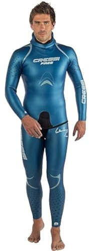 CRESSI Herren Neoprenanzug Free Man Two-Pieces Wetsuit 3.5mm, Blau, XS/1, LF451001
