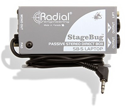 Radial StageBug SB-5 1-channel Passive Laptop Direct Box