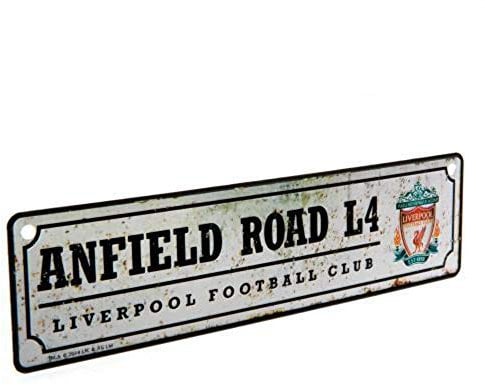 Liverpool Fc, Retro-Vintage-Blechschild, Wanddeko, Rd, Motiv Anfield L4
